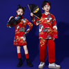 民族风女装女童中国风，唐装汉服儿童啦啦队，演出服男童元旦表演服装