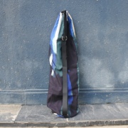 时尚百搭渐变色帆布羽毛球包收纳袋便携拍包拍套背包单肩斜跨包