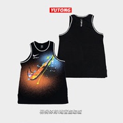 Nike耐克背心男2021夏季速干透气篮球运动无袖T恤 DJ5217-010