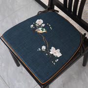 中式餐椅坐垫实木椅垫秋冬加厚海绵垫子红木，餐桌椅垫可定制
