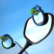 汽车摩托车后视镜小圆镜360度倒车镜电动车盲区辅助镜反光镜超清