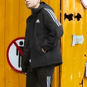 Adidas阿迪达斯棉衣男冬季中长款运动羽绒服保暖外套棉服男