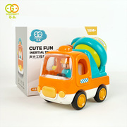 儿童小汽车玩具卡通男女惯性，车宝宝婴儿益智玩具工程车套装