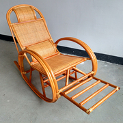 真藤椅折叠躺椅 藤摇椅 老人睡椅 休闲 室外 进口印尼植物藤