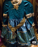 上海迪士尼乐园梅莉达公主礼服Disney公主裙勇敢传说cos