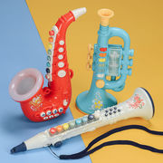 儿童小喇叭吹奏音乐玩具单簧管萨克斯早教宝宝乐器幼儿园二年级