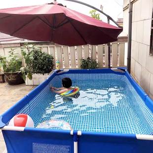 超大型成人支架游泳池儿童家用家庭免充气戏水池大小孩加厚户外池