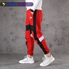 Adidas阿迪达斯长裤子男秋季梭织收口束脚裤红色运动裤FI4685