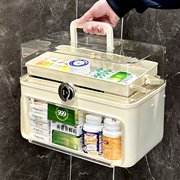 医药箱家庭装家用药品药物大容量收纳盒多层收纳箱大号急救医疗箱