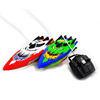 遥控快艇儿童电动玩具船防水耐摔充电男女孩戏水船模型高速可拉网