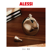 ALESSI意大利Shot 酒壶漏斗不锈钢Hip Flask便携随身家用户外礼物