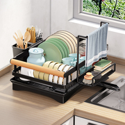 碗架沥水架不锈钢厨房台面置物架放碗盘碗碟碗筷子餐具收纳架杯架