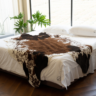 欧美时尚高仿真(高仿真)牛皮防滑地毯家用奶牛，撘毯客厅卧室沙发毛绒搭垫