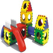 幼儿园迷宫钻洞滑梯组合室内外儿童益智拼插积木早教亲子园教玩具
