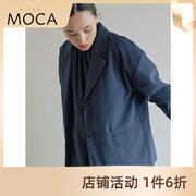 selectmoca秋季日本直邮中长款大版廓形oversize西服夹克外套