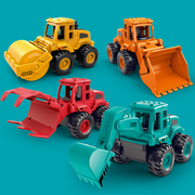儿童惯性小汽车工程车挖掘机推土挖土铲车男孩宝宝玩具车仿真模型