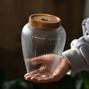 玻璃罐子密封罐储物罐玻璃瓶密封瓶茶叶罐储存罐咖啡豆保存罐空瓶
