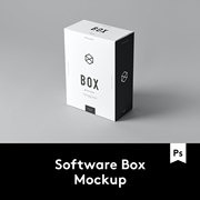 softwareboxmockup6款软件产品，包装盒psd样机模板m2020070602