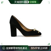 香港直邮salvatoreferragamo女士黑色高跟鞋0597707