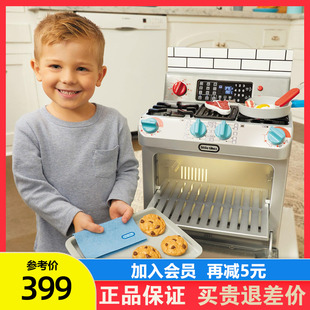 美国小泰克多功能趣味烤箱，儿童仿真厨房，玩具过家家电器发声音效