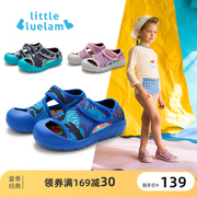 小蓝羊童鞋夏季男童凉鞋女童包头凉鞋防滑软底透气儿童沙滩鞋