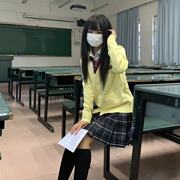 套装/单件黄色长袖女外套秋冬jk制服纯色秋季外套衬衫衬衣