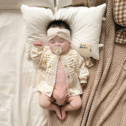 婴儿开衫女宝宝洋气，针织衫婴幼儿空调衫春夏季薄款镂空防晒小外套