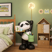 熊猫沙发边几边柜客厅落地灯电视柜摆件卧室床头柜卡通创意小茶几