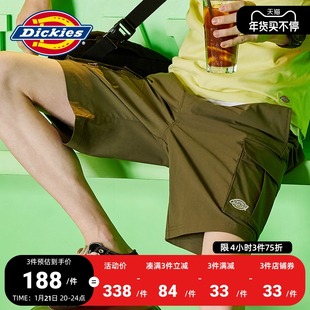Dickies多口袋夏日工装裤 男式夏季腰部裤袢设计短裤子8787