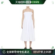 香港直邮潮奢 Staud 女士 常规版型 Bella 中长连衣裙 R24S2114PO