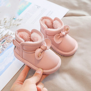 英国nextroad女宝宝，鞋子冬季婴幼儿学步女童，加绒加厚儿童雪地靴