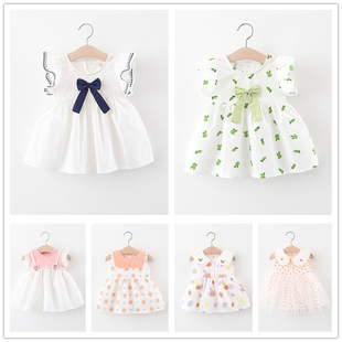 童装女童连衣裙夏款洋气儿童，小女孩公主裙，0一1-3岁婴儿女宝宝裙子