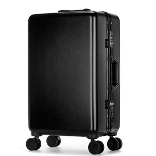 德国拜耳pc材质铝框拉杆箱万向轮行李箱商务登机箱定制图案密码箱
