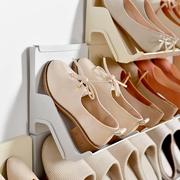 鞋子收纳简易架组装防尘简约置物架北欧塑料鞋架组合式家用多层