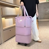 带的旅行包旅游收纳袋，可折叠行李箱女轻便大容量拉杆，行李包手提(包手提)