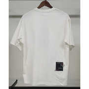 欧洲站AMBUSHWKSP系列男士白色棉质螃蟹彩绘印花拼布短袖T恤刺绣