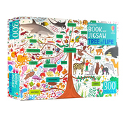 尤斯伯恩 Usborne Book and Jigsaw Tree of Life 生命之树 附拼图书 英文原版 儿童早教益智拼图玩具