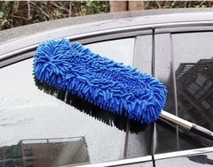 汽车清洁刷子除尘掸子车用软毛长柄伸缩擦车车内玻璃拖把车载洗车