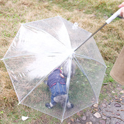 宠物雨伞遛狗雨伞泰迪比熊狗雨衣宠物J雨衣雨披宠物用品小型犬