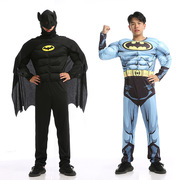 万圣节服装成人cosplay角色扮演超级英雄肌肉服蝙蝠侠衣服面具装