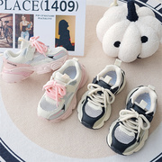 500207童鞋2024春夏款韩版透气网面N字母童运动鞋儿童老爹鞋