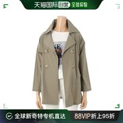 韩国直邮ab.f.z风衣abfg领口，设计中心线设计时尚风格大衣
