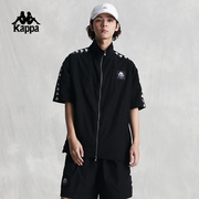 kappa卡帕背靠背夏季运动t恤男生短袖衬衫男装跑步健身上衣男