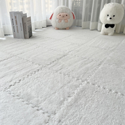韩式宿舍地毯卧室全铺少女床边毯整铺耐脏客厅拼接垫子地垫泡沫垫
