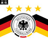 德国足球队日耳曼战车球迷服开衫卫衣男女拉链连帽外套带帽子球衣