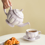 杯子宫廷风 欧式咖啡杯英式水壶套装浮雕水杯下午茶具复古风