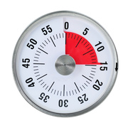 厨房用计时器 定时器提醒器简约钟冰箱贴磁铁机械家用闹钟超大声
