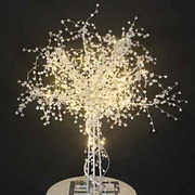 婚庆餐桌摆件发光水晶树创意灯节日花束婚礼舞台装饰