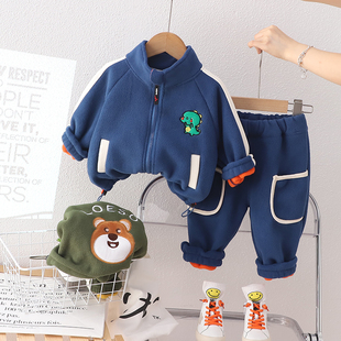 男童冬装外套一周岁婴儿开衫秋冬衣服，5五6六七八九十个月宝宝套装