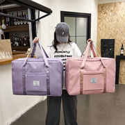 旅行包女短途行李包收纳袋大容量手提包，轻便孕妇待产包防水(包防水)健身包